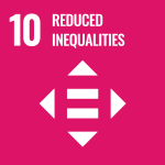 10 Weniger Ungleichheiten - ein Ziel der Sustainable Development Goals der Vereinten Nationen.